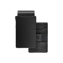 Load image into Gallery viewer, Groove Life Wallet Black w Black Leather