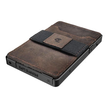 Load image into Gallery viewer, Groove Life Wallet Black w Brown Leather