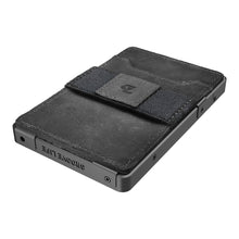 Load image into Gallery viewer, Groove Life Wallet Gunmetal w Black Leather
