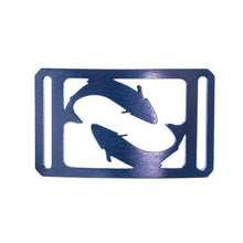 Load image into Gallery viewer, Grip6 Belt Australia Conservation Buckle Salmon Blue Steel