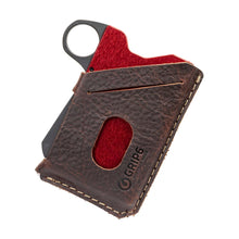 Load image into Gallery viewer, Grip6 Wallet Ember + Leather Jacket