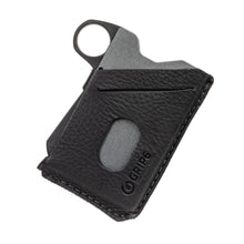 Load image into Gallery viewer, Grip6 Wallet Australia Gunmetal Loop Leather Jacket Black RFID
