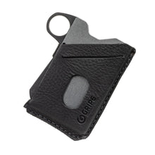 Load image into Gallery viewer, Grip6 Wallet Australia Gunmetal Loop Leather Jacket Black RFID

