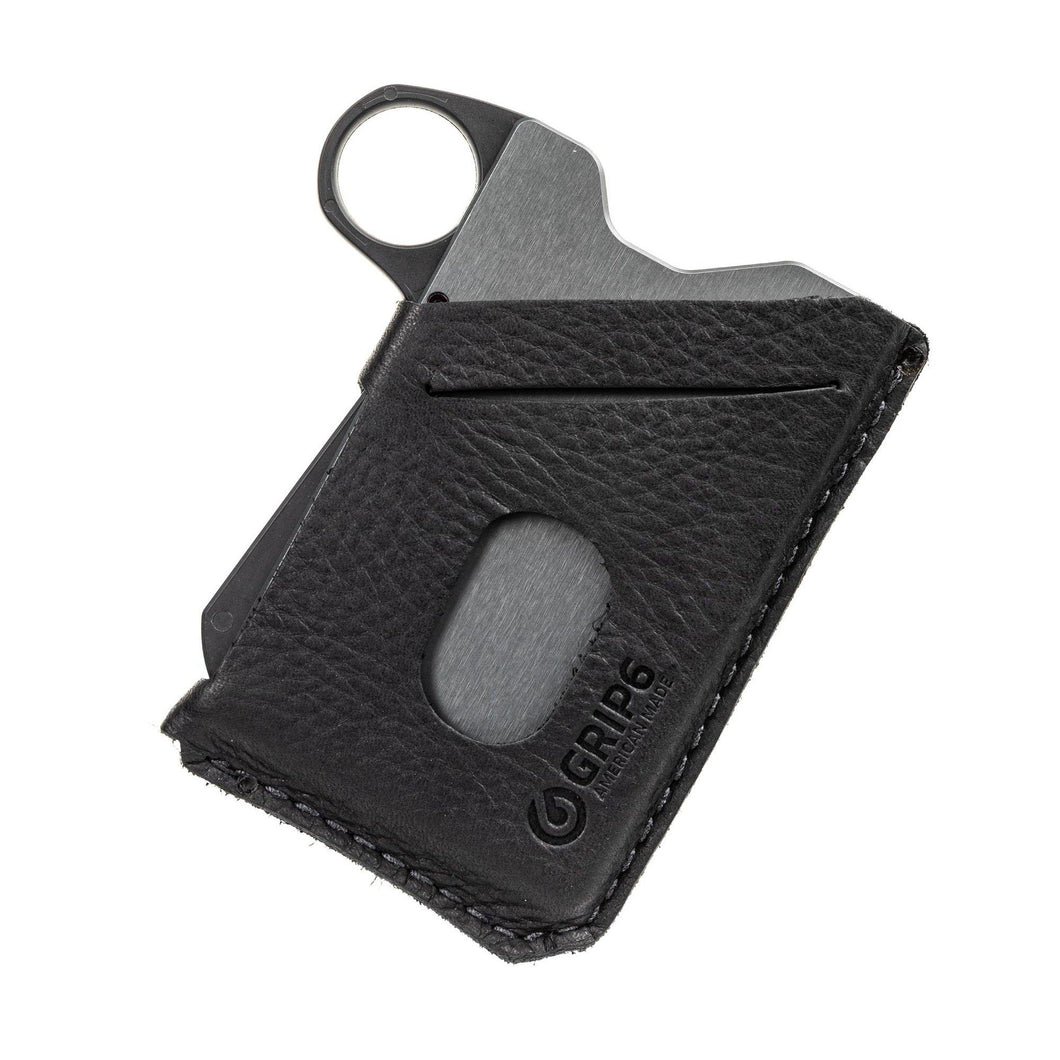 Grip6 Wallet Gunmetal + Leather Jacket