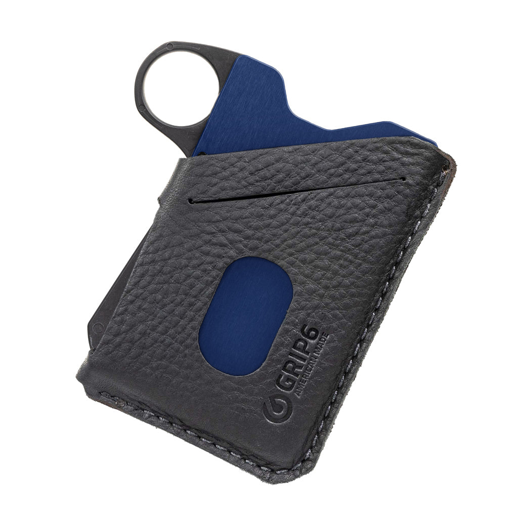 Grip6 Wallet Cobalt + Grip6 Wallet Leather Jacket